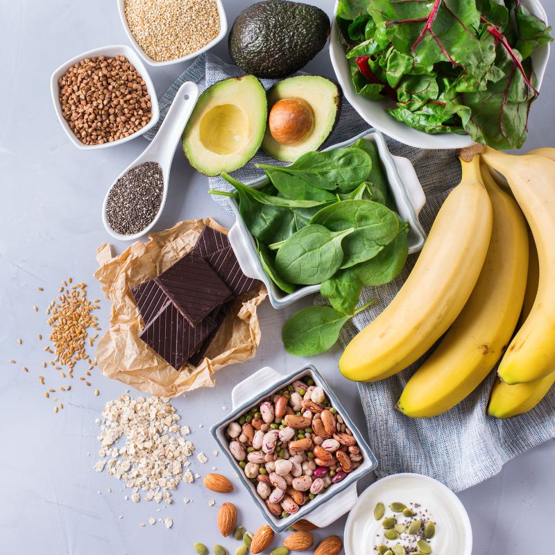 Emplacement éditorial pour des aliments naturellement sources de magnésium