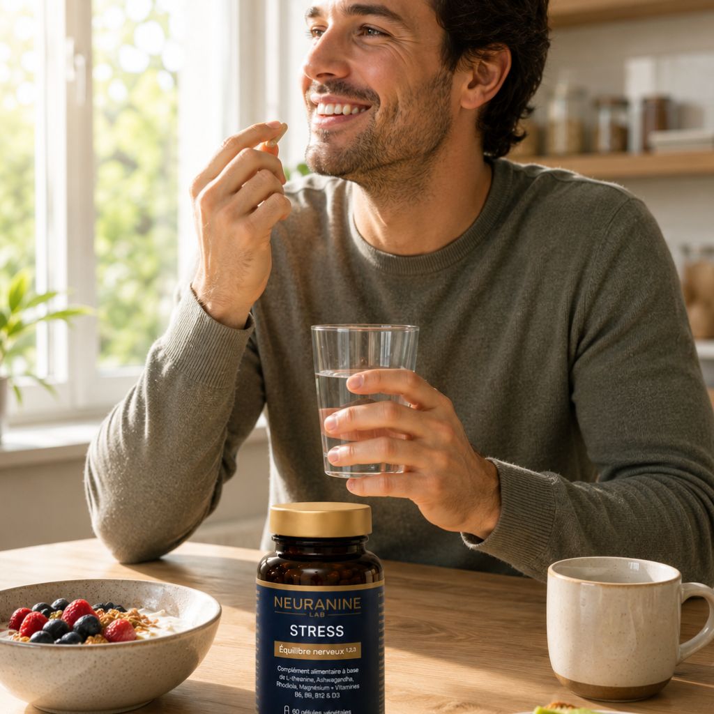 Neuranine STRESS contenant de la vitamine B9 Quatrefolic